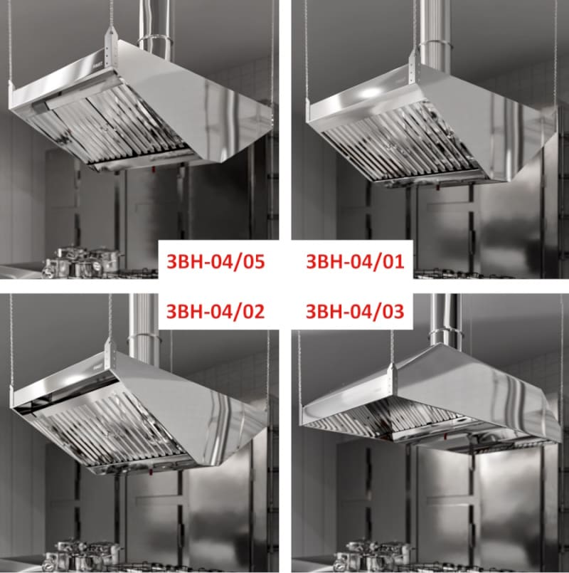 Серия островных зонтов ЗВН-04 Finist: четыре решения для любой кухни — от компактной зоны до премиальной эффективности